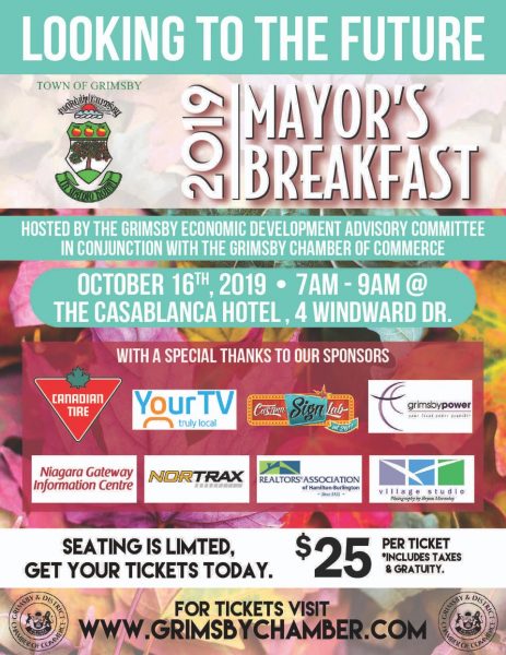 Mayor's Breakfast ad poster