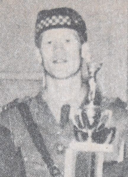 Barry Stark as a cadet in 1970.