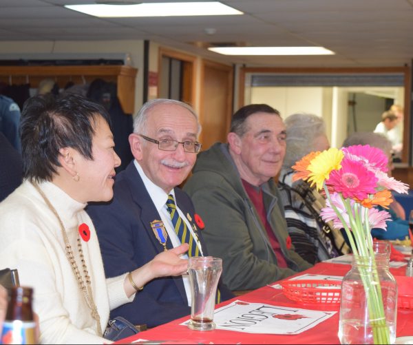 Guests at the Grimsby Legion's Veteran's Dinner