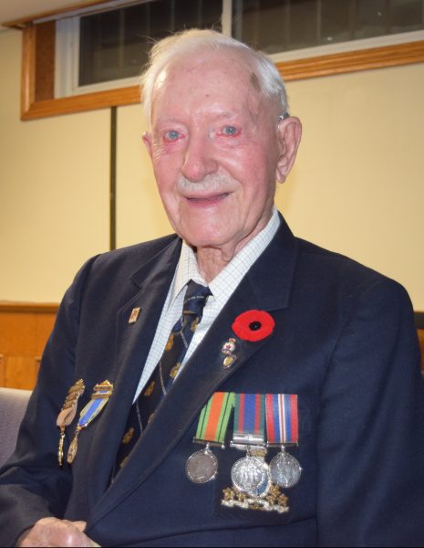96 year-old veteran Peter Albright